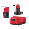 Milwaukee Accu set M12 2.0/4.0 Ah